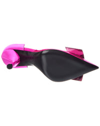 Sergio Rossi Sergio Rossi 76 Satin & Vinyl Pump
