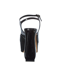 Sergio Rossi Sergio Rossi 85 Patent Platform Sandal