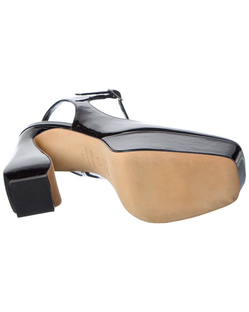 Sergio Rossi Sergio Rossi 85 Patent Platform Sandal