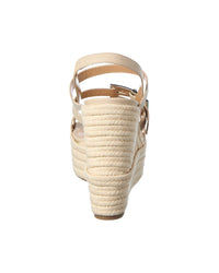 Sergio Rossi Sergio Rossi Nora 75 Leather Wedge Sandal