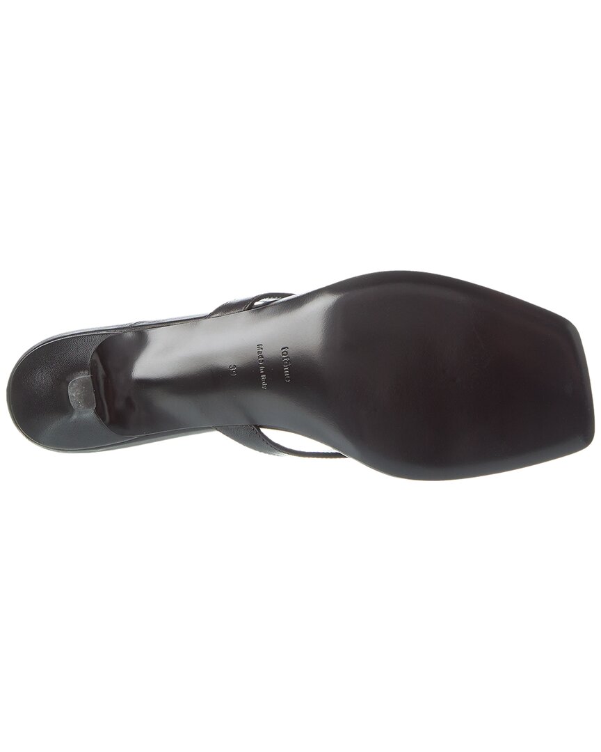 TOTEME Toteme Flip-Flop Leather Sandal