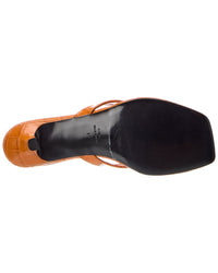 TOTEME Toteme Croc-Embossed Sandal