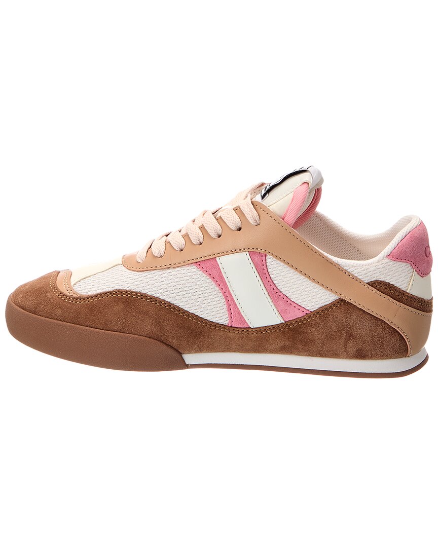 Chloé Chloé Chloé Kick Leather, Suede & Canvas Sneaker