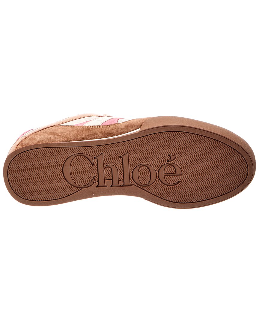 Chloé Chloé Chloé Kick Leather, Suede & Canvas Sneaker