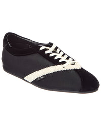 CELINE Celine  Nylon, Suede & Velvet Sneaker