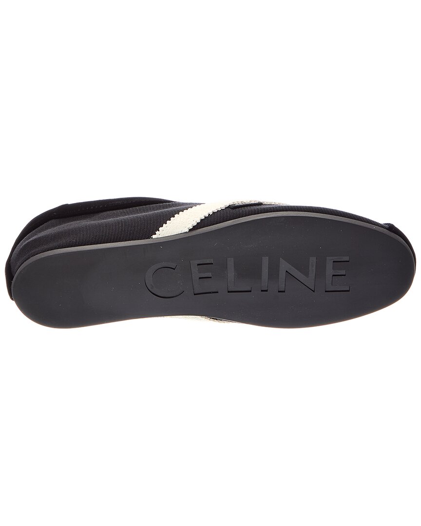 CELINE Celine  Nylon, Suede & Velvet Sneaker