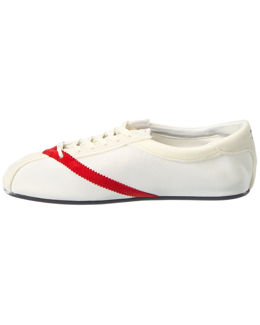 CELINE Celine Logo Velvet & Leather Sneaker