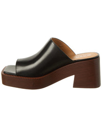 TOD's Tods Gomma Leather Platform Sandal