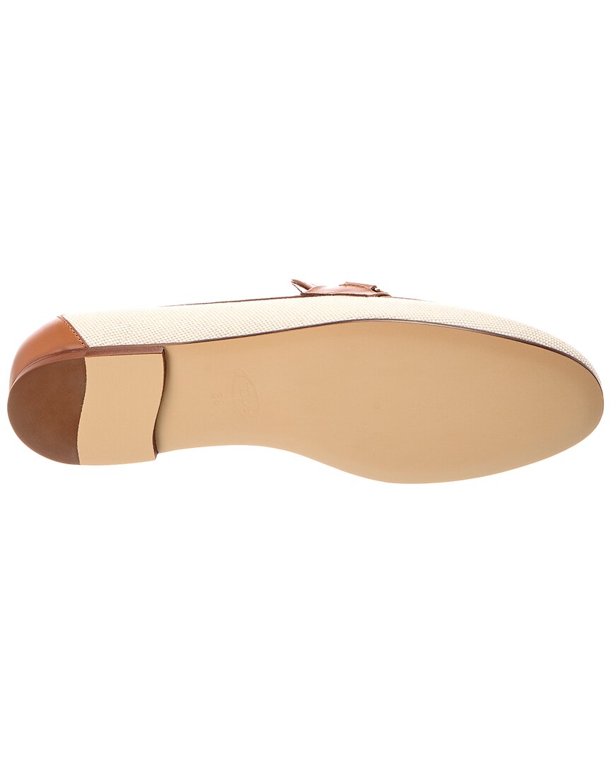 TOD's Tod's Leather & Canvas Loafer