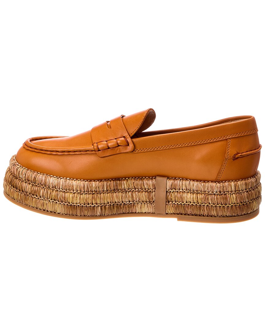 TOD's Tod's Raffia & Leather Espadrille