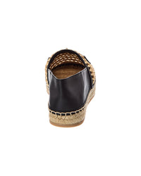 TOD's Tod's Leather & Raffia Espadrille