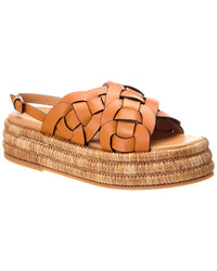 TOD's Tod's Leather Wedge Sandal