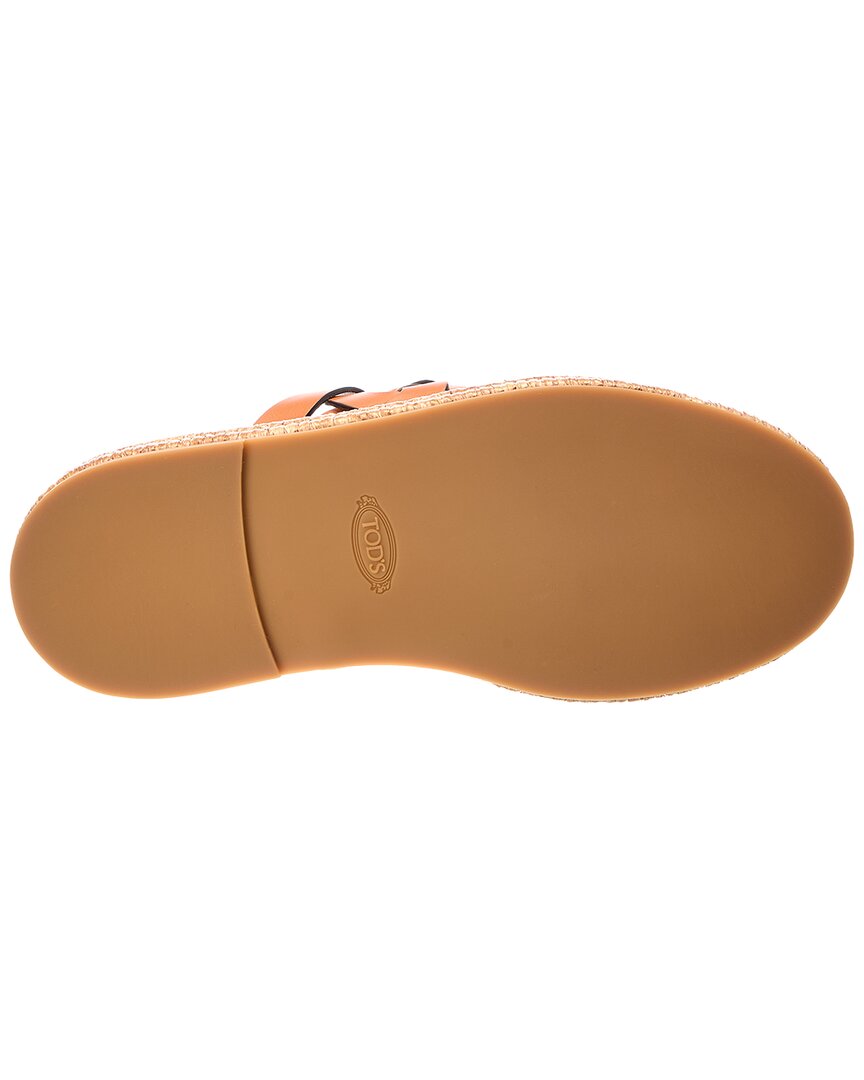 TOD's Tod's Leather Wedge Sandal