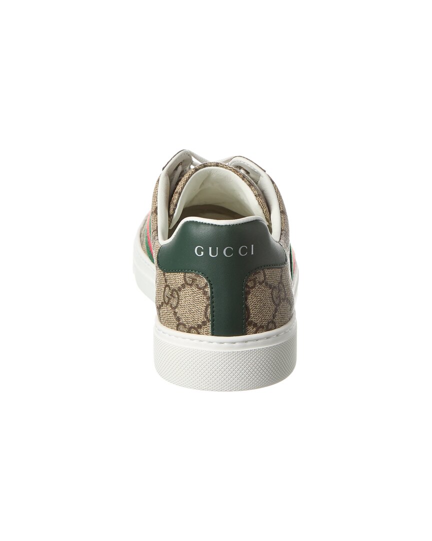 Gucci Gucci Ace Gg Supreme Canvas & Leather Sneaker