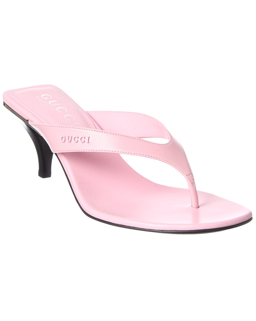 Gucci Gucci Vittoria 50 Leather Sandal