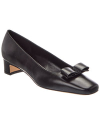 Ferragamo Ferragamo Iconic Bow Leather 40 Pump