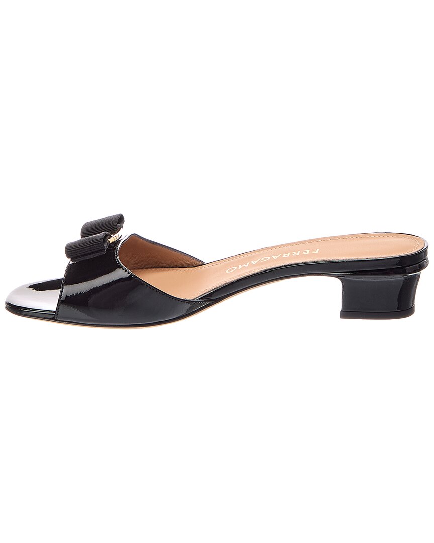 Ferragamo Ferragamo Vara Bow Patent Sandal