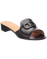 Ferragamo Ferragamo Ganicini Ornament Leather Flat