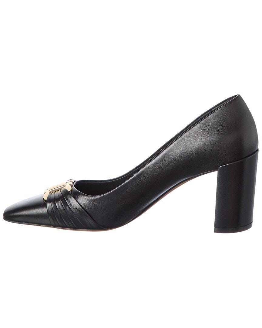 Ferragamo Ferragamo Gancini Leather Pump