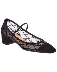 Aquazzura Aquazzura Mesh & Suede 40 Pump
