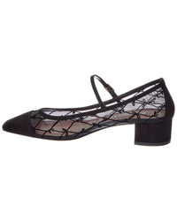 Aquazzura Aquazzura Mesh & Suede 40 Pump