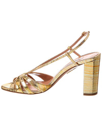 Aquazzura Aquazzura Aimee Plateau 85 Leather Sandal