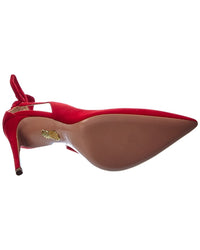 Aquazzura Aquazzura Bow Tie 105 Suede Pump