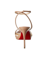 Christian Louboutin Loubi Queen 100 Leather Sandal