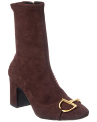 Gucci Gucci Half Horsebit Suede Boot