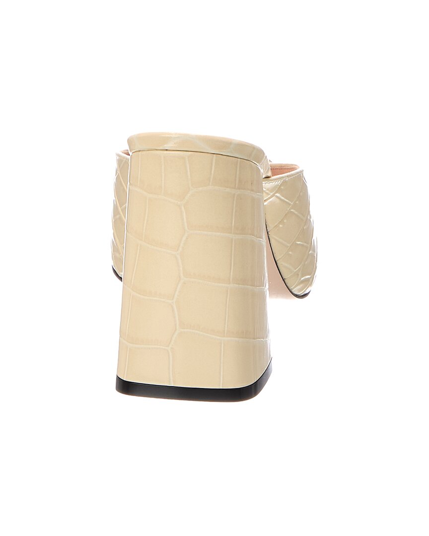 Valentino Valentino Vlogo Signature 95 Croc Leather Sandal