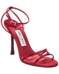 Jimmy Choo Jimmy Choo Leo 100 Satin Sandal