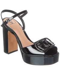 Valentino Valentino Vlogo 115 Patent Platform Sandal