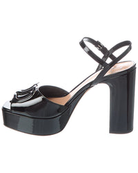 Valentino Valentino Vlogo 115 Patent Platform Sandal