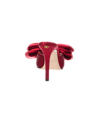 Valentino Valentino Vlogo Signature Satin Mule