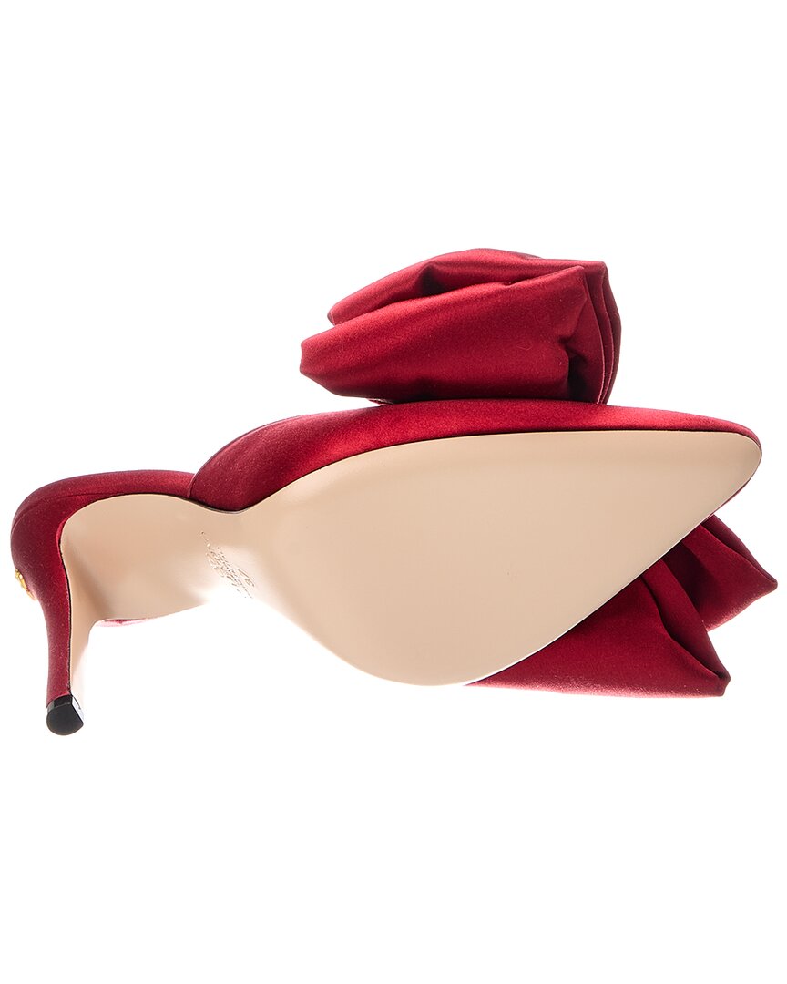 Valentino Valentino Vlogo Signature Satin Mule