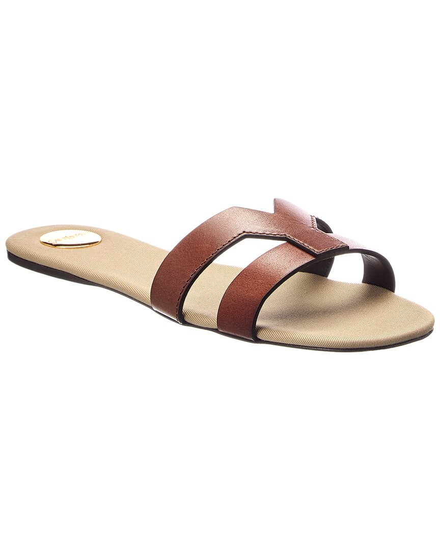 Saint Laurent Saint Laurent Mabrouka Leather Sandal