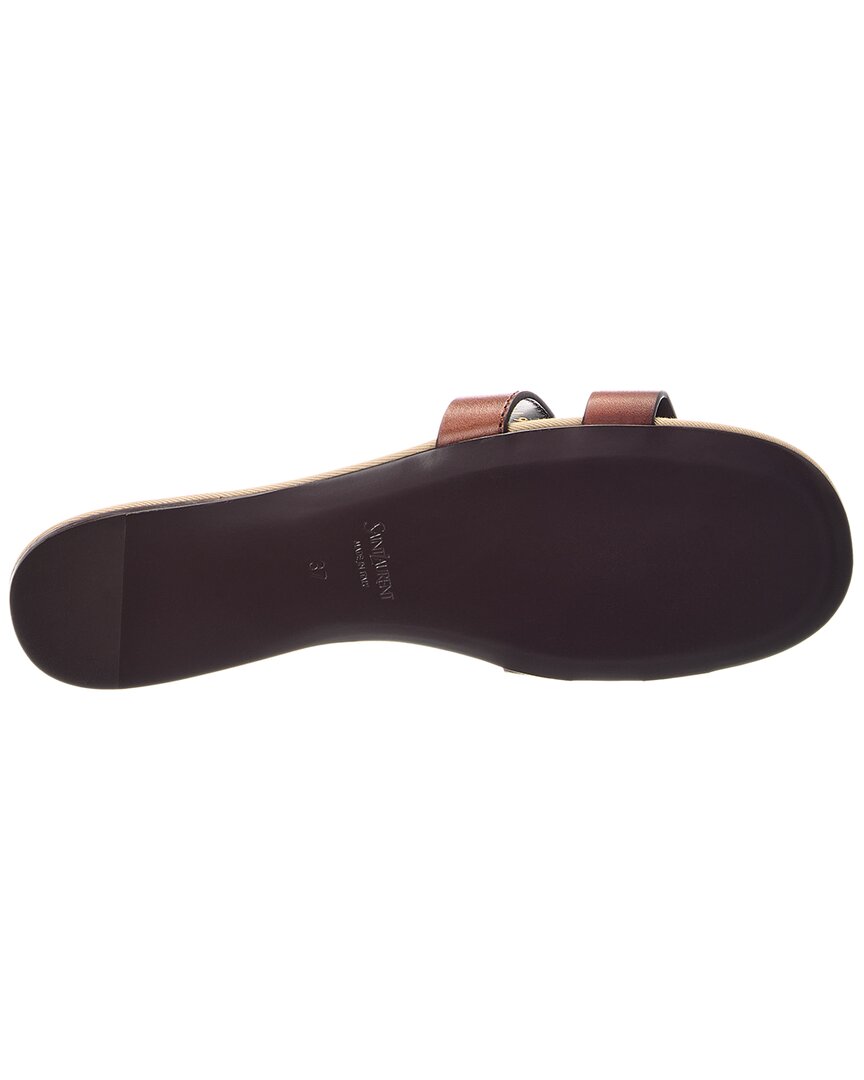 Saint Laurent Saint Laurent Mabrouka Leather Sandal