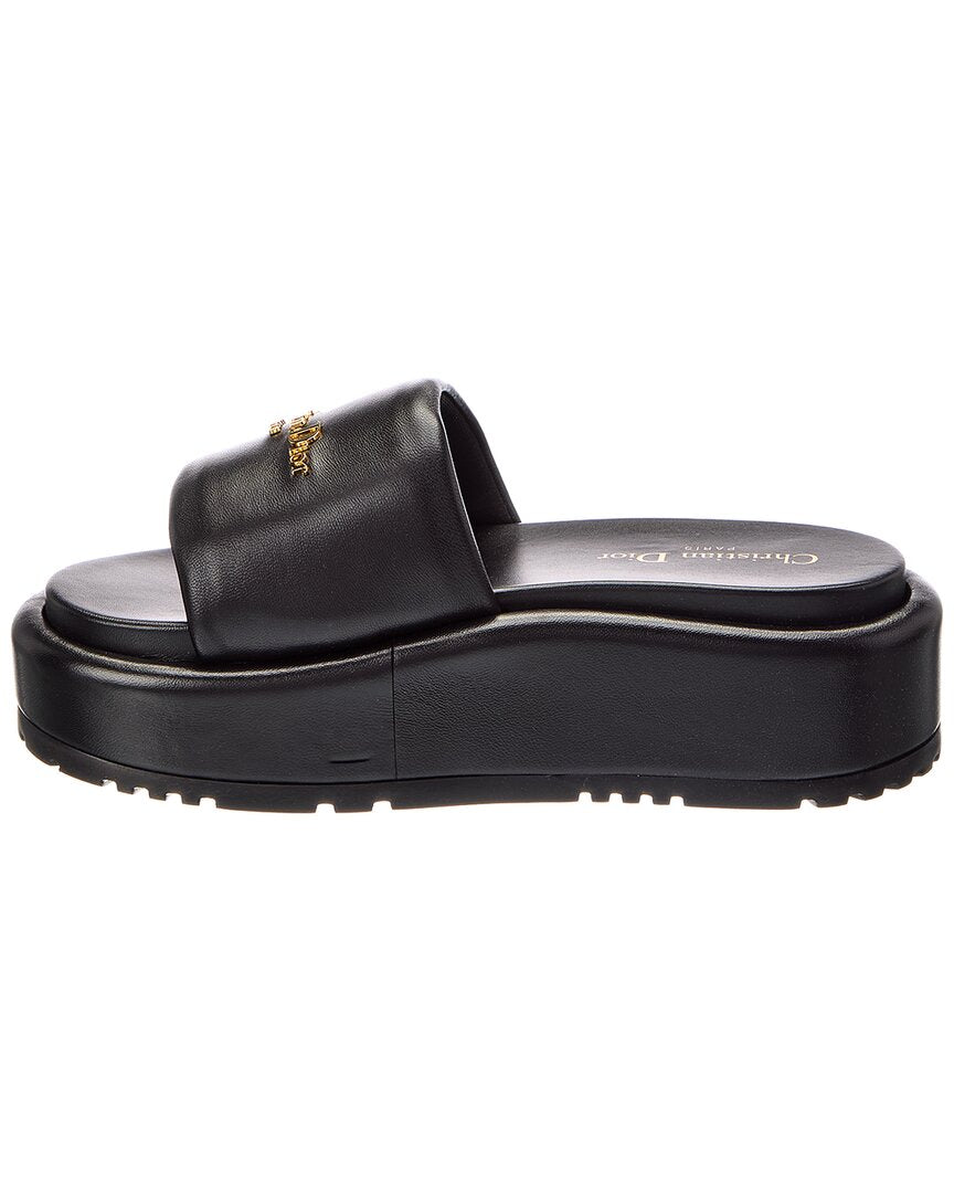 Dior D-Lane Leather Sandal
