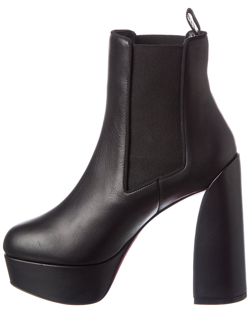 Christian Louboutin Christian Louboutin Movidastic 130 Leather Platform Bootie