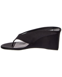 ALAIA Alaïa Satin Wedge Sandal