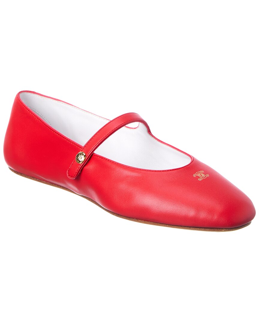 Celine Leather Ballerina Flat