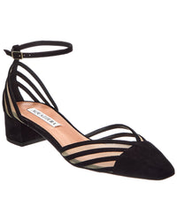 Aquazzura Aquazzura Alana 35 Suede & Mesh Pump