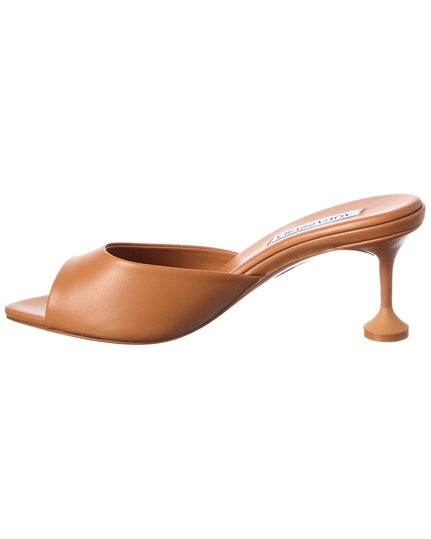 Aquazzura Aquazzura Bisous 65 Leather Mule