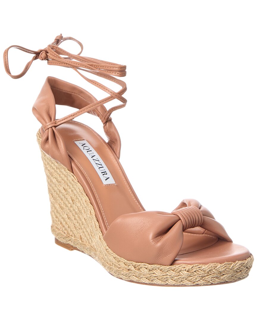 Aquazzura Aquazzura Logo Leather Sandal
