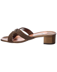 Aquazzura Aquazzura Logo 35 Crystal Sandal