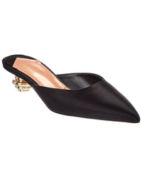 Aquazzura Aquazzura Alex 35 Jewel Satin Mule