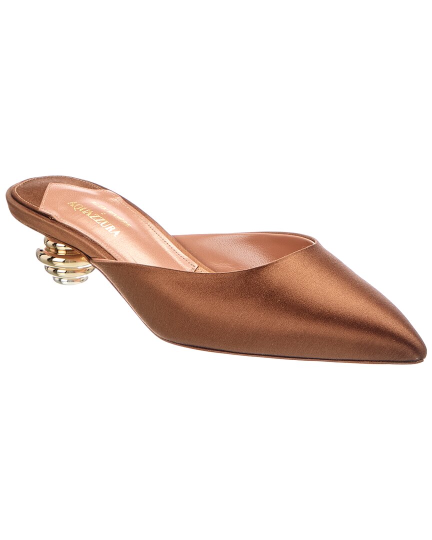 Aquazzura Aquazzura Alex 35 Jewel Satin Mule