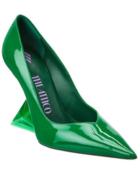 The Attico Cheope Patent Pump Green