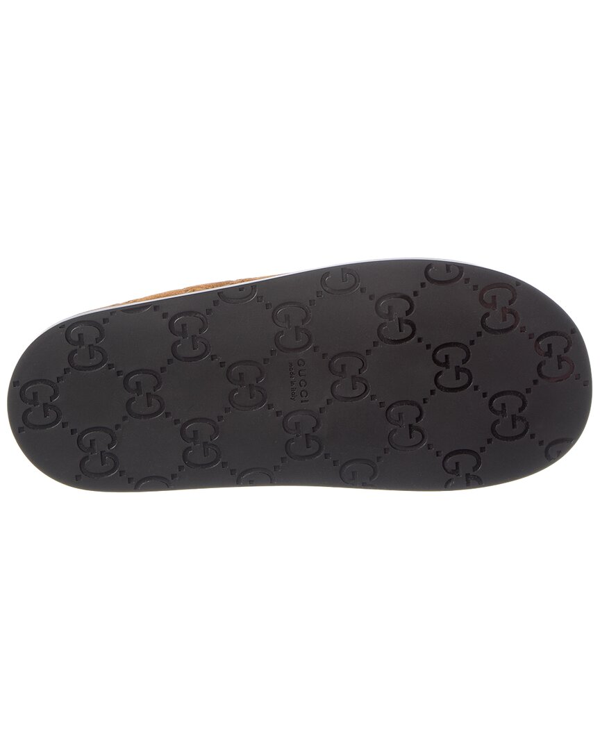 Gucci Gucci Horsebit Suede Mule