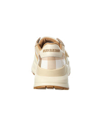 Burberry Burberry Check Canvas & Leather Sneaker